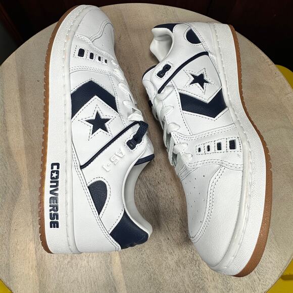 Converse CONS AS-1 Pro Ox White Navy Gum Skate Shoes A04597C Men’s Sz 11.5 - Picture 10 of 13